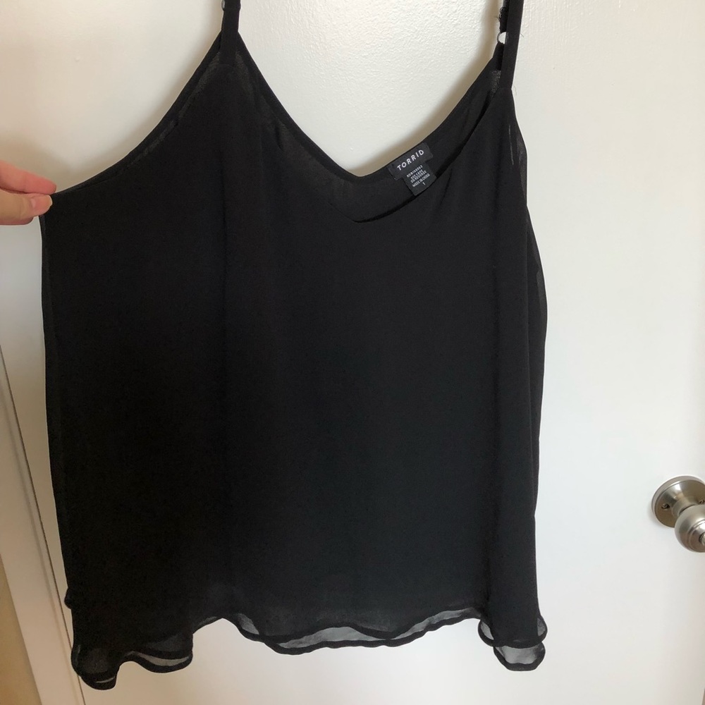 Black Torrid 2 Layer Cami